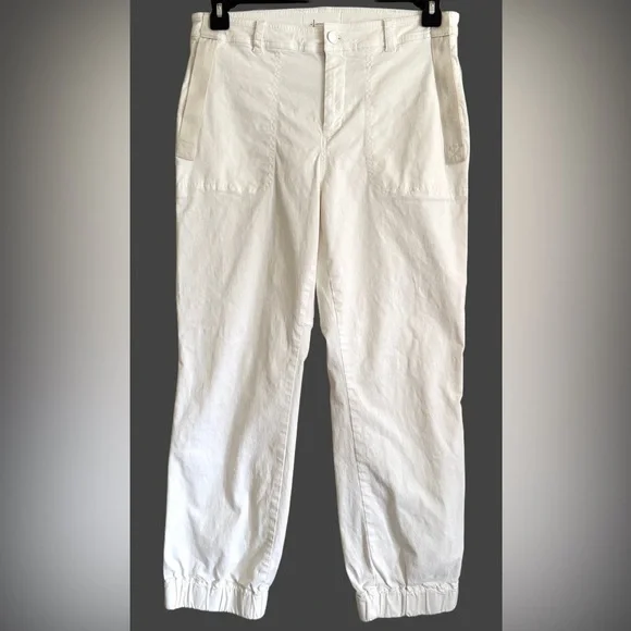 ANTHROPOLOGIE Tencel Blend Contemporary Mid-Rise Richie Slim Jogger Pants Sz 8